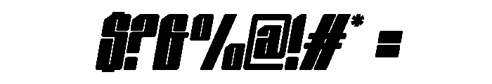 Nexvar Bold Italic Font OTHER CHARS