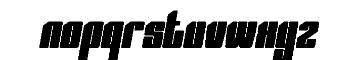 Nexvar Bold Italic Font LOWERCASE
