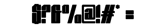 Nexvar Bold Font OTHER CHARS