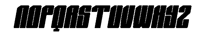 Nexvar Extra Bold Italic Font UPPERCASE