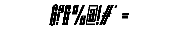 Nexvar Extra Light Italic Font OTHER CHARS