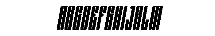 Nexvar Extra Light Italic Font UPPERCASE