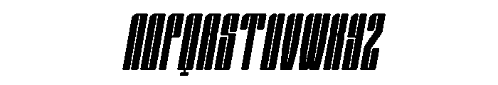 Nexvar Extra Light Italic Font UPPERCASE