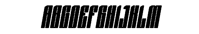 Nexvar Italic Font UPPERCASE