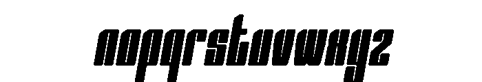 Nexvar Italic Font LOWERCASE