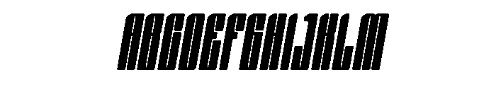 Nexvar Light Italic Font UPPERCASE