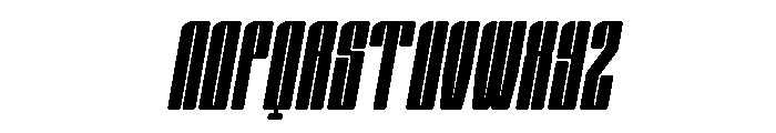 Nexvar Light Italic Font UPPERCASE