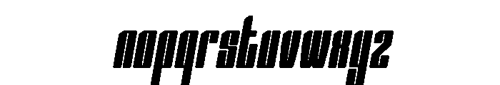 Nexvar Light Italic Font LOWERCASE