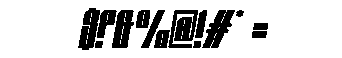 Nexvar Medium Italic Font OTHER CHARS