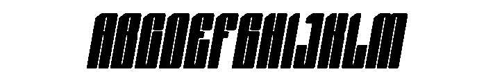 Nexvar Medium Italic Font UPPERCASE
