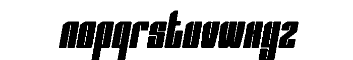 Nexvar Medium Italic Font LOWERCASE