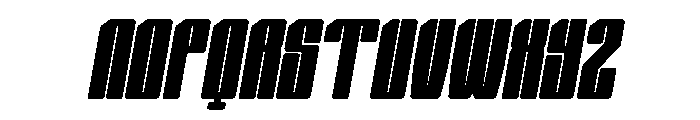 Nexvar Semi Bold Italic Font UPPERCASE