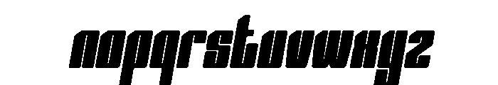 Nexvar Semi Bold Italic Font LOWERCASE