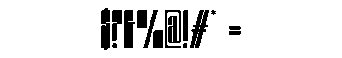 Nexvar Thin Font OTHER CHARS
