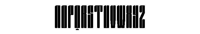 Nexvar Thin Font UPPERCASE