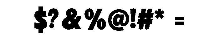 Nexvoria Font OTHER CHARS