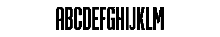 Nexvoro Font UPPERCASE