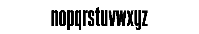 Nexvoro Font LOWERCASE