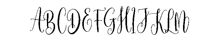Neybah Font UPPERCASE