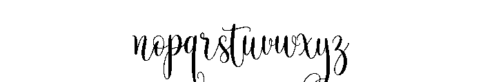 Neybah Font LOWERCASE