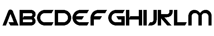 Nezag Regular Font UPPERCASE