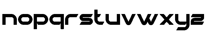 Nezag Regular Font LOWERCASE