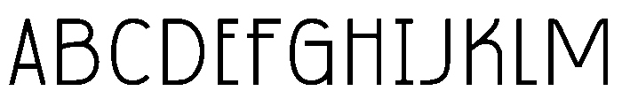 Nezyha Font UPPERCASE