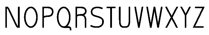 Nezyha Font UPPERCASE