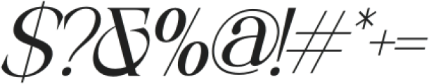 NECTAVIA-Italic otf (400) Font OTHER CHARS