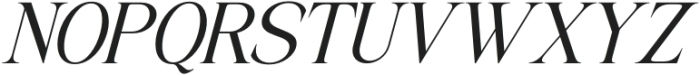 NECTAVIA-Italic otf (400) Font UPPERCASE