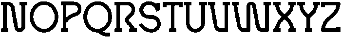 NEDAR Regular otf (400) Font UPPERCASE