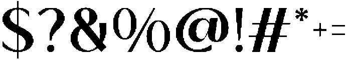 NEGEN Regular otf (400) Font OTHER CHARS
