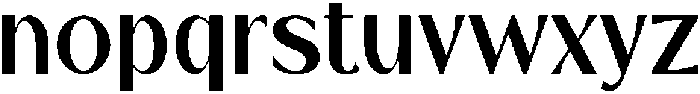 NEGEN Regular otf (400) Font LOWERCASE