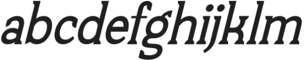 NEMA Italic otf (400) Font LOWERCASE