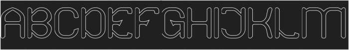 NEO LOGIC-Hollow-Inverse otf (400) Font UPPERCASE