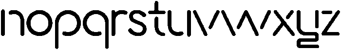 NEONOVA Regular otf (400) Font LOWERCASE