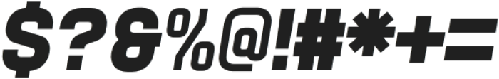 NEUMONOPOLAR  V01 Extra Bold Italic otf (700) Font OTHER CHARS