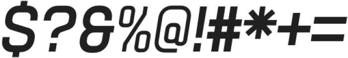 NEUMONOPOLAR  V01 Medium Italic otf (500) Font OTHER CHARS