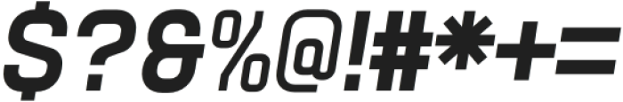 NEUMONOPOLAR  V01 Semi Bold Italic otf (600) Font OTHER CHARS