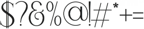 NEVOCLARA otf (400) Font OTHER CHARS