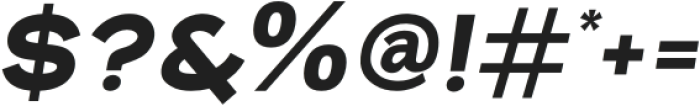 NEW BRUG Bold Italic otf (700) Font OTHER CHARS