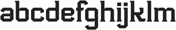 NEW VARSITY Serif otf (400) Font LOWERCASE