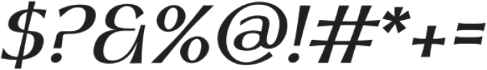 NEWLOOK Oblique Bold Regular otf (700) Font OTHER CHARS