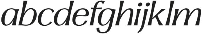 NEWLOOK Oblique Semi-Bd Regular otf (400) Font LOWERCASE