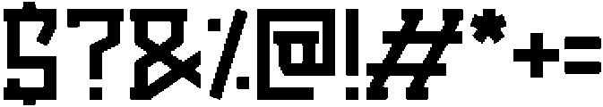 NEXAR Regular otf (400) Font OTHER CHARS