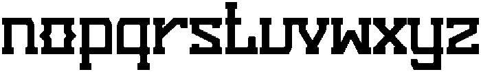 NEXAR Regular otf (400) Font LOWERCASE
