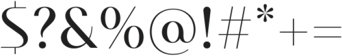 Nearo-Regular otf (400) Font OTHER CHARS