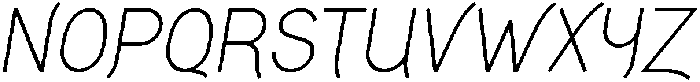 Neatline Italic otf (400) Font UPPERCASE
