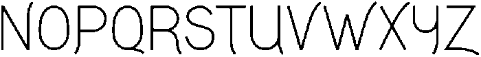 Neatline Regular otf (400) Font UPPERCASE