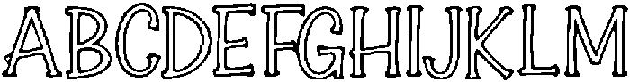 Nebo ttf (400) Font UPPERCASE